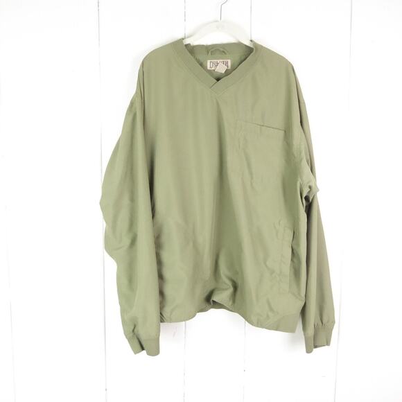 Duluth Trading Company Pullover Windbreaker Jacket Mens SZ XL V Neck Lightweight - Picture 1 of 11